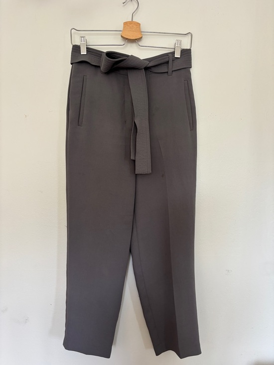 Aritzia Pants - Aritzia Jallade Tie-Waist Trousers - Charcoal Gray